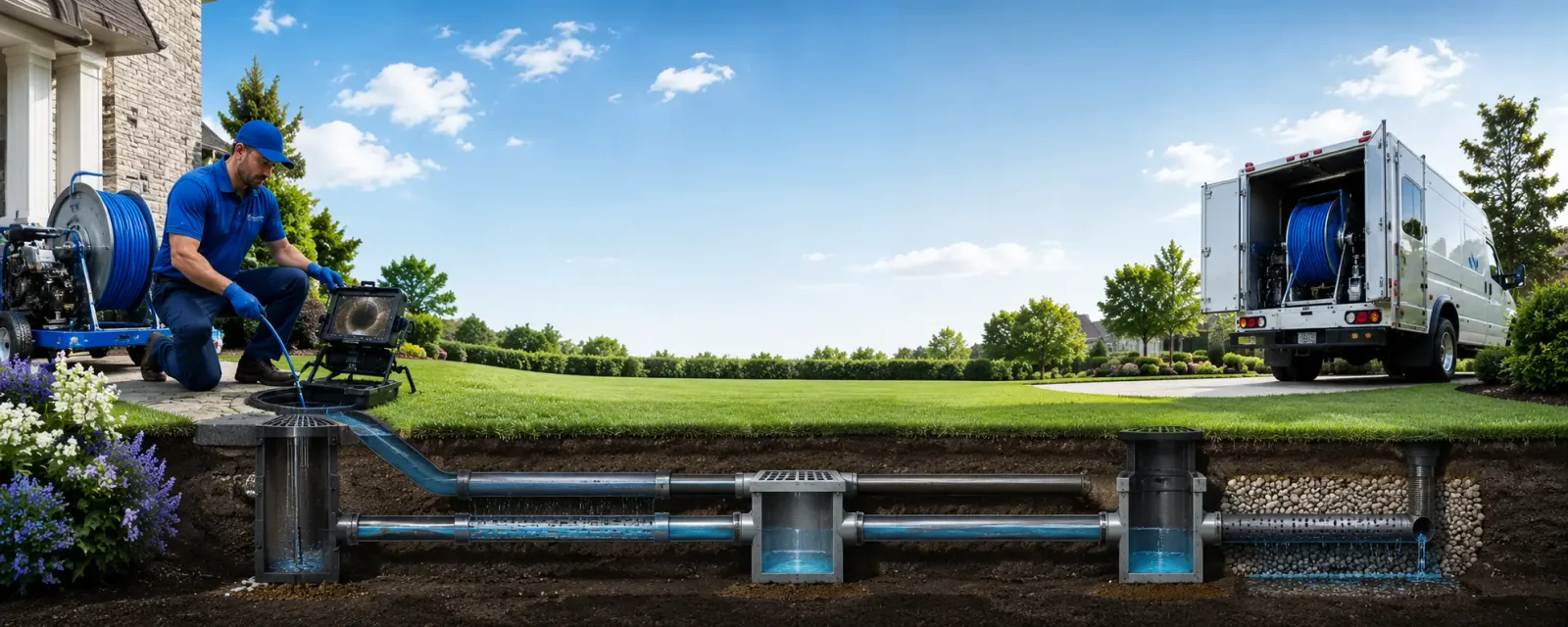 Outdoor drain cleaning information for Worth, MO
